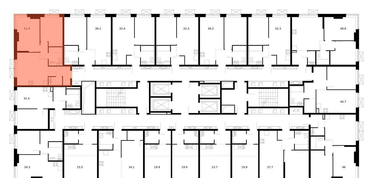 квартира г Москва метро Озерная ЖК Новое Очаково село Очаково, к 1. 2 фото 2