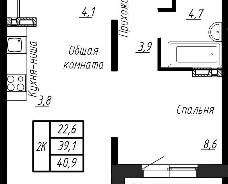 квартира р-н Тосненский п Тельмана жилой комплекс Сибирь фото 1