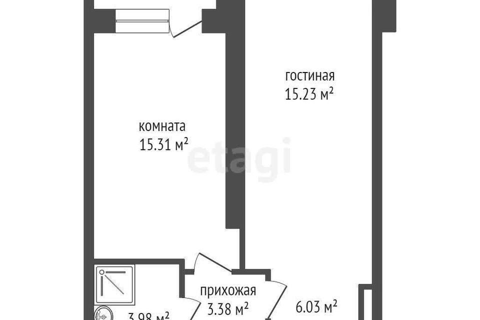 квартира г Ростов-на-Дону р-н Пролетарский Нахичевань городской округ Ростов-на-Дону, 26-я линия, 35/1 фото 6