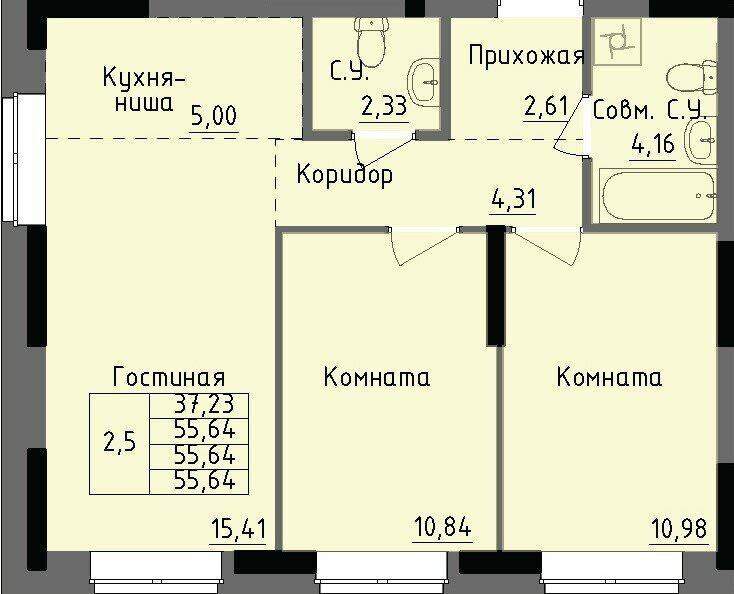 квартира г Ижевск р-н Ленинский Строитель ул Луначарского фото 1