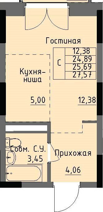 квартира г Ижевск р-н Ленинский Строитель ул Луначарского фото 1