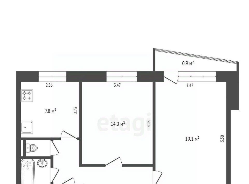 квартира г Муром пос. Фабрики имени П. Л. Войкова, 33 фото 14