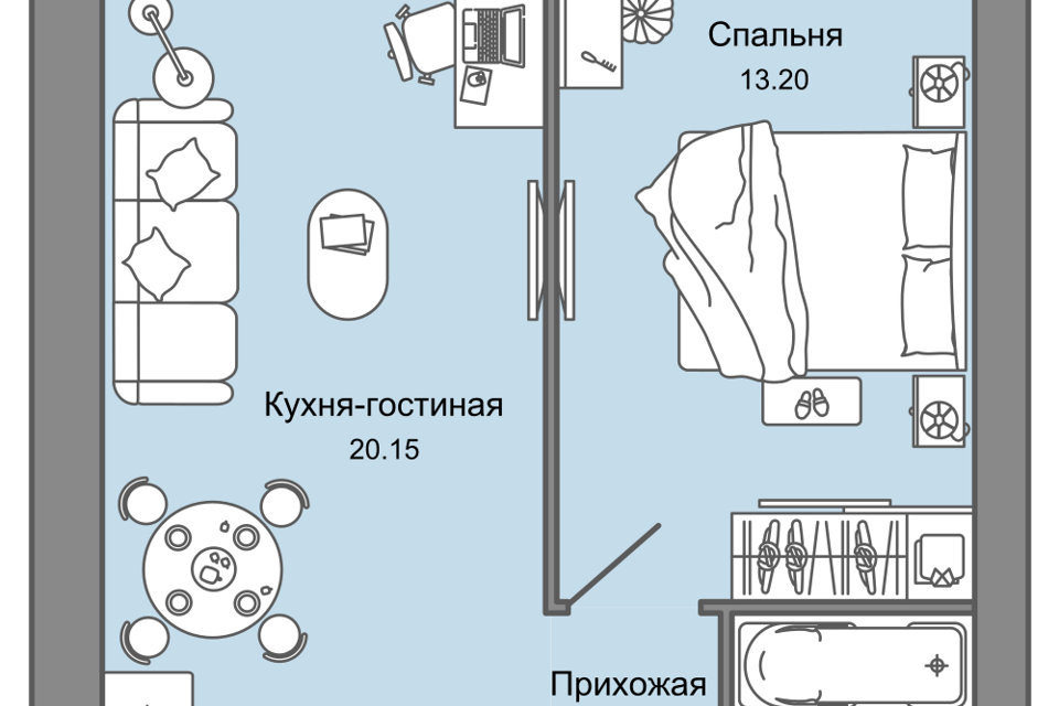 квартира г Киров р-н Ленинский ул Дмитрия Козулева 2к/1 муниципальное образование Киров фото 1