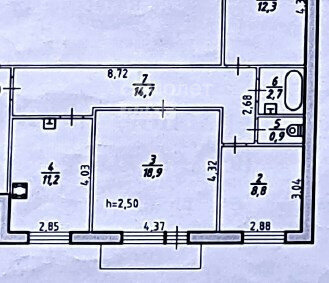 квартира г Хабаровск р-н Железнодорожный квартал ДОС 61 фото 14