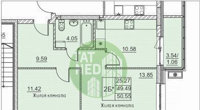 квартира г Казань р-н Авиастроительный ул Михаила Миля 2 Казань, Северный вокзал фото 5