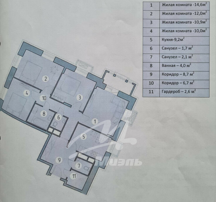 квартира городской округ Одинцовский с Лайково квартал Лайково Мелоди 23 Одинцово, жилой комплекс Город-событие Лайково фото 5