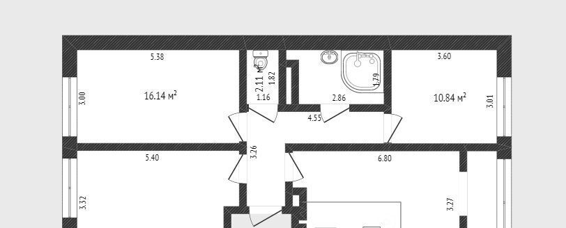 квартира г Тюмень р-н Центральный ул Газовиков 34 фото 15