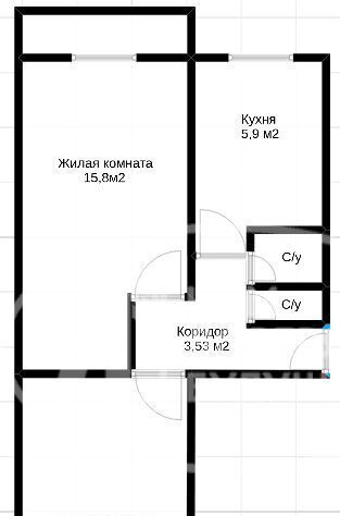 квартира р-н Чернушинский г Чернушка б-р 48 Стрелковой Бригады 9 фото 9