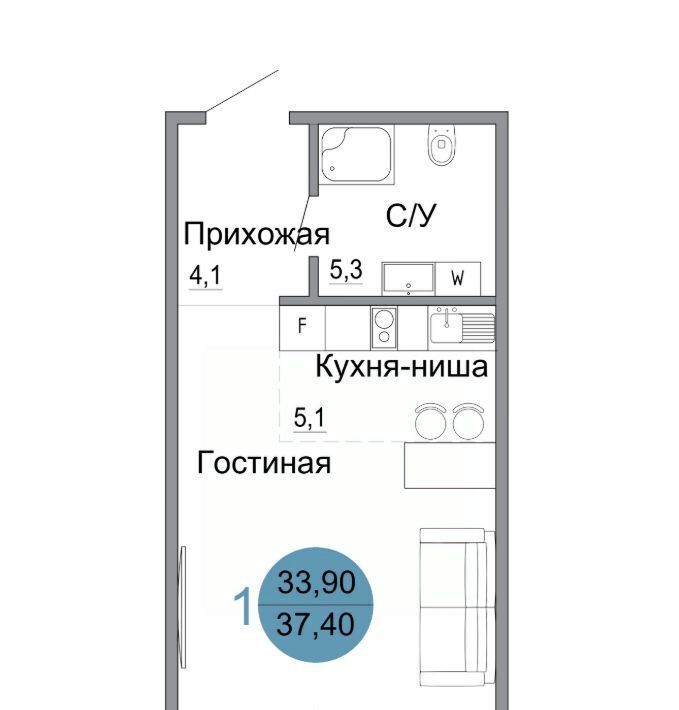 квартира г Керчь Белый город жилой комплекс фото 1