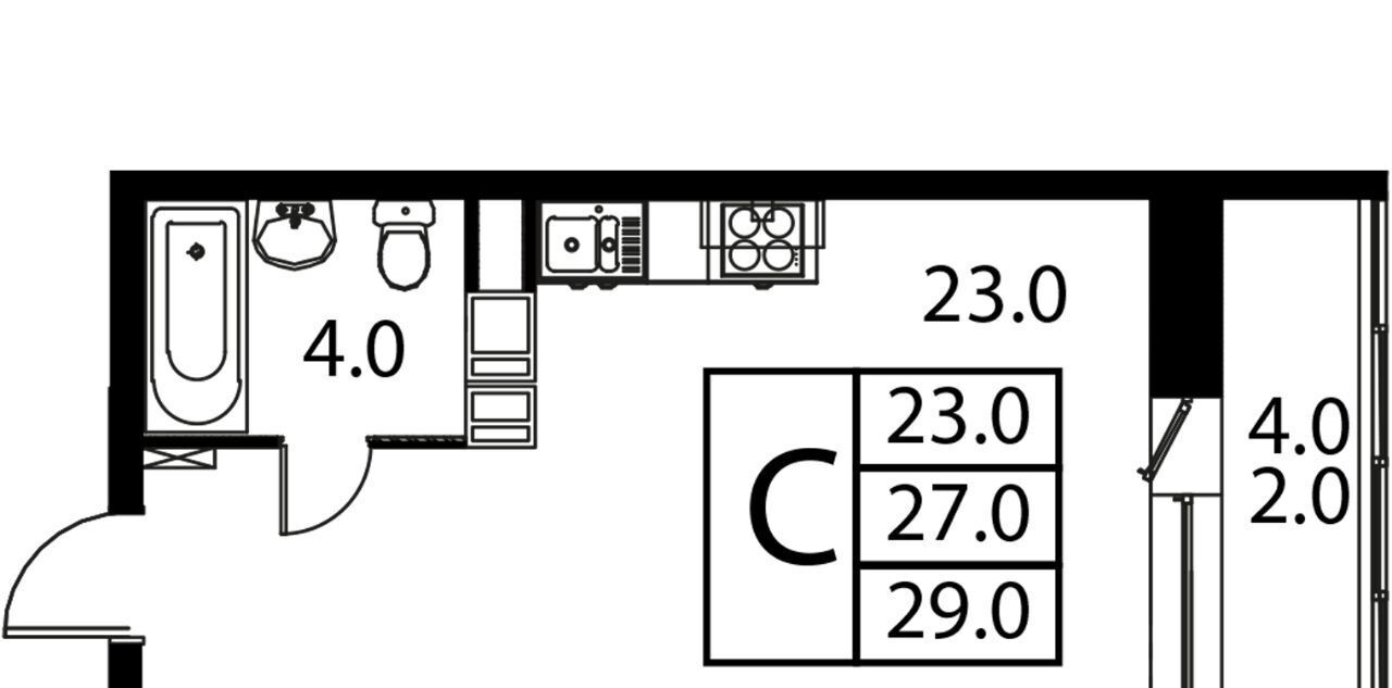 квартира г Домодедово ЖК Космос Домодедовская, Авиационный мкр фото 1