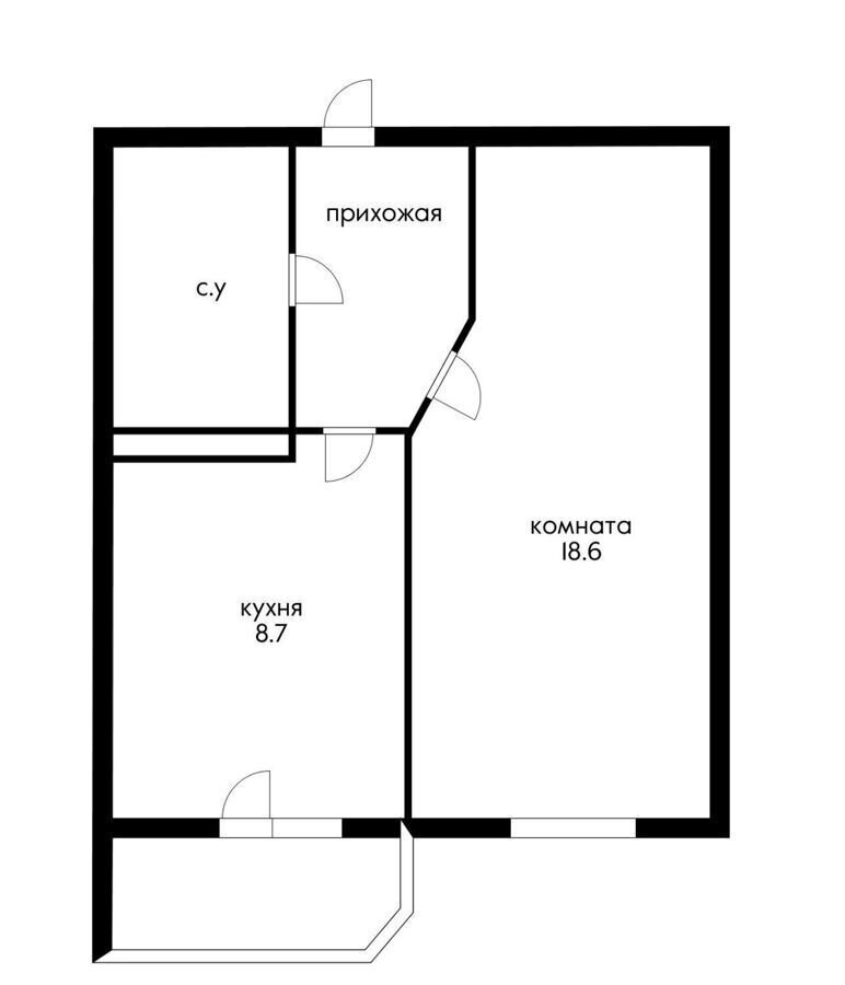 квартира г Краснодар р-н Прикубанский ул им. Героя Николая Шевелёва 5 фото 6