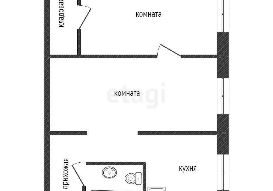 квартира р-н Волховский г Волхов ул Новая 2 фото 10