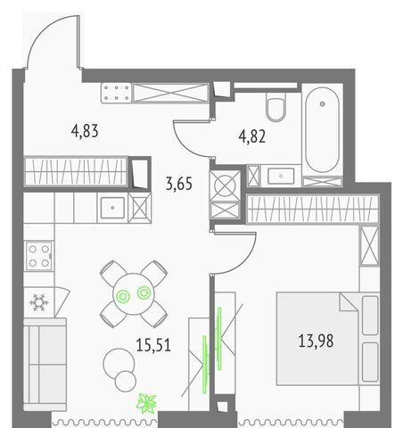 проезд Огородный Квартал небоскребов Upside Towers з/у 4/7 фото