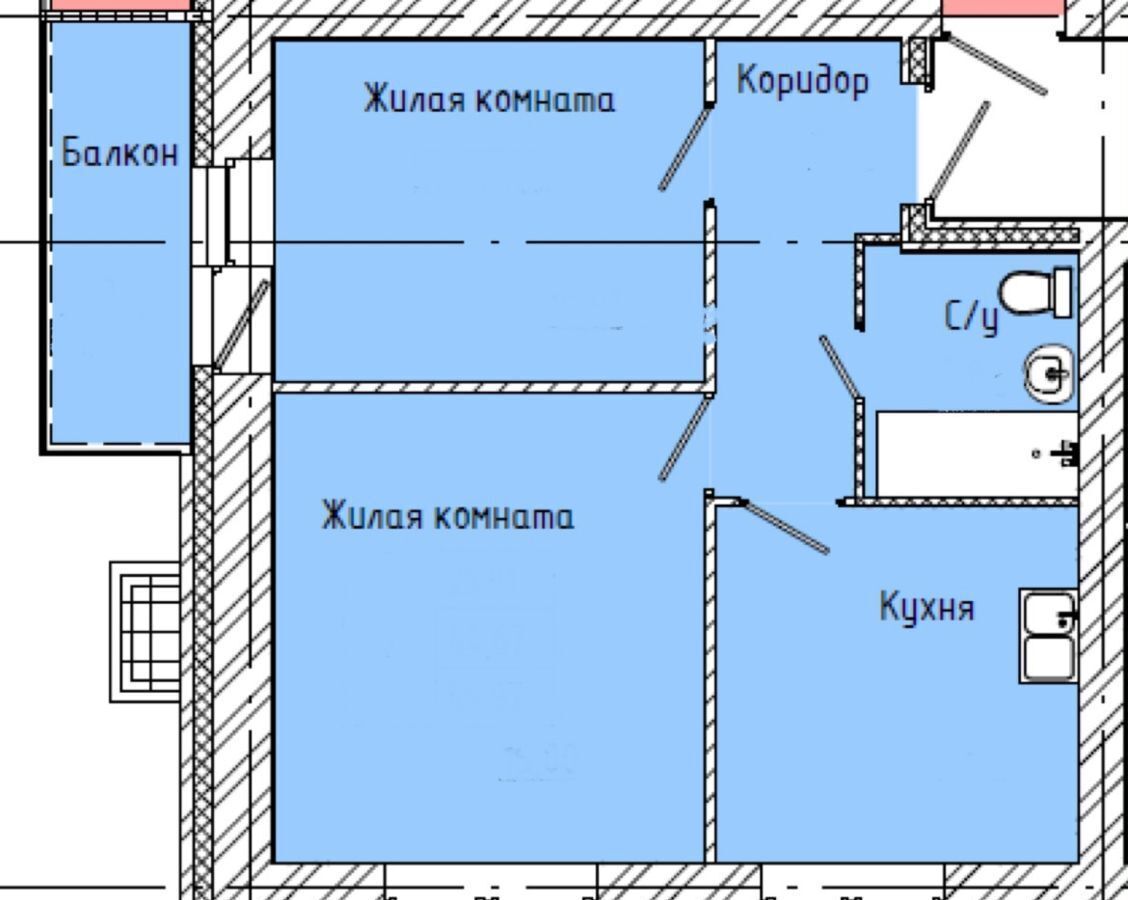 квартира г Хабаровск р-н Индустриальный ул 65-летия Победы 1/16 фото 35