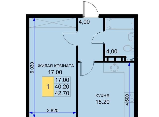 квартира ЖК «История-2» Южно-Кубанское с/пос фото