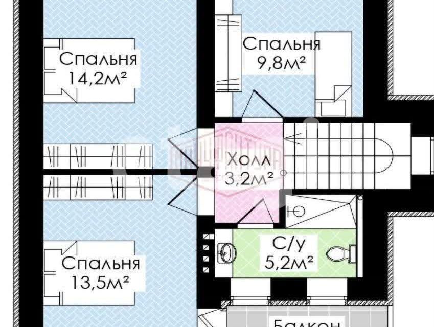 дом р-н Емельяновский п Сухая Балка коттеджный посёлок Скандинавия фото 9