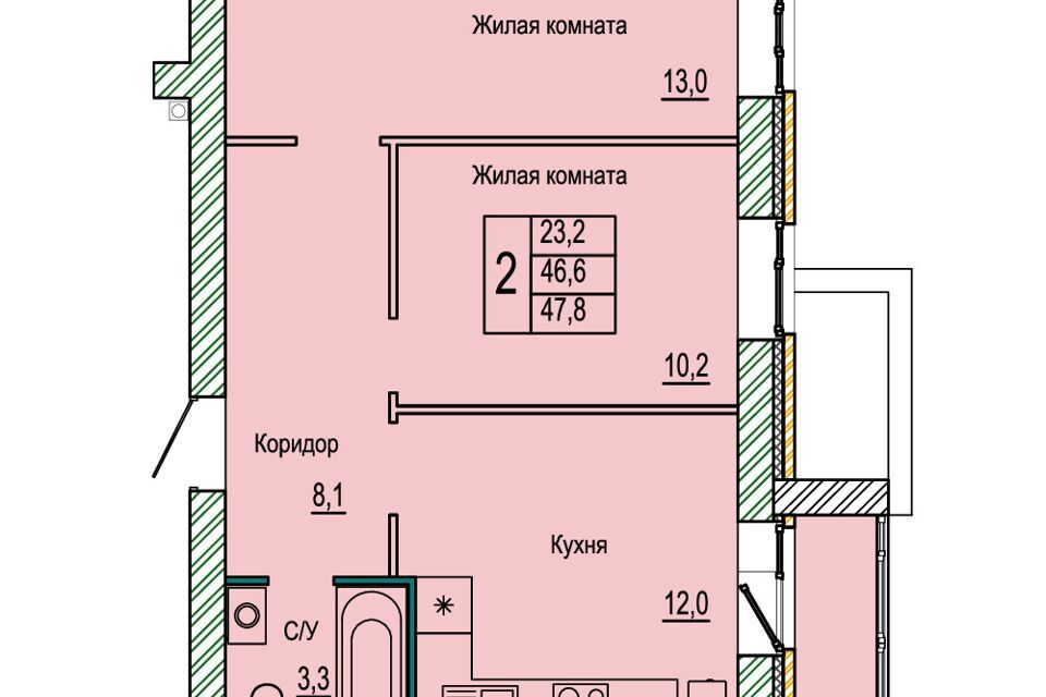 квартира г Волгоград р-н Кировский ул 70-летия Победы 15 городской округ Волгоград фото 1