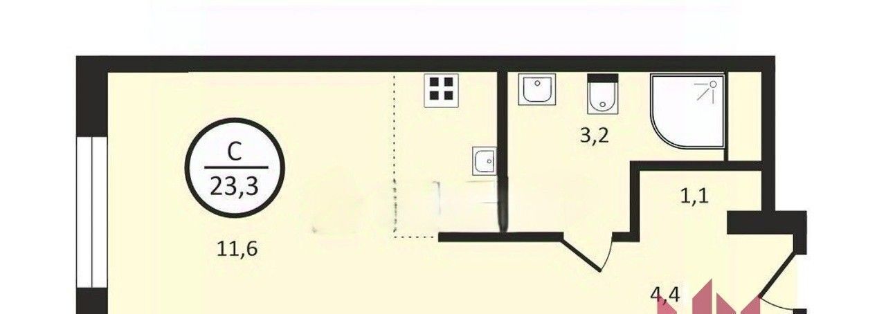 квартира г Москва метро Тушинская ш Волоколамское 81/2с 2 фото 2