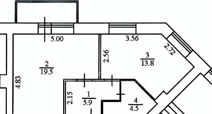 квартира г Великий Новгород ул Нехинская 36к/1 фото 13