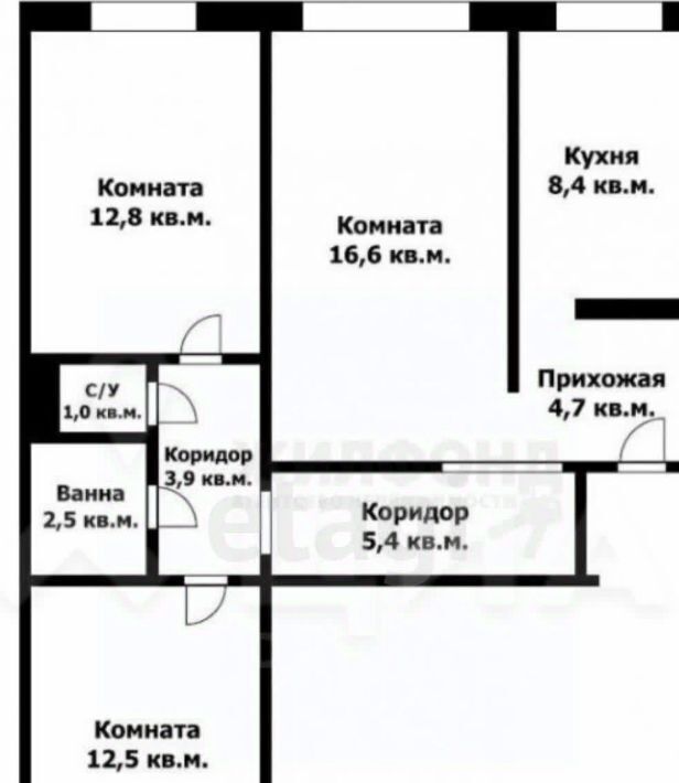 квартира г Казань метро Горки ул Архитектора Гайнутдинова 22 фото 10