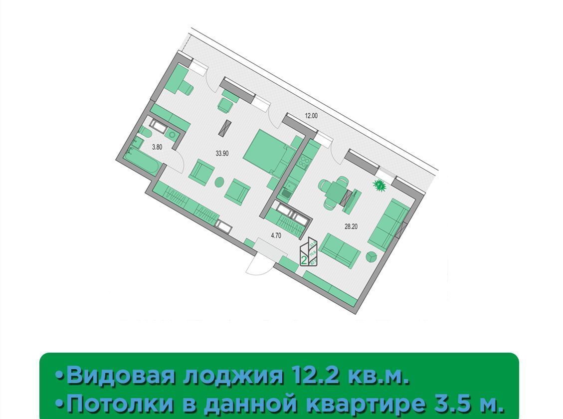 квартира г Нижний Новгород Двигатель Революции пр-кт Гагарина 144 фото 2