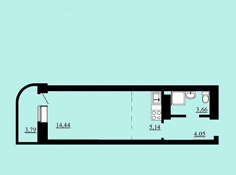квартира г Новосибирск Заельцовская ул Дуси Ковальчук 238 фото 1
