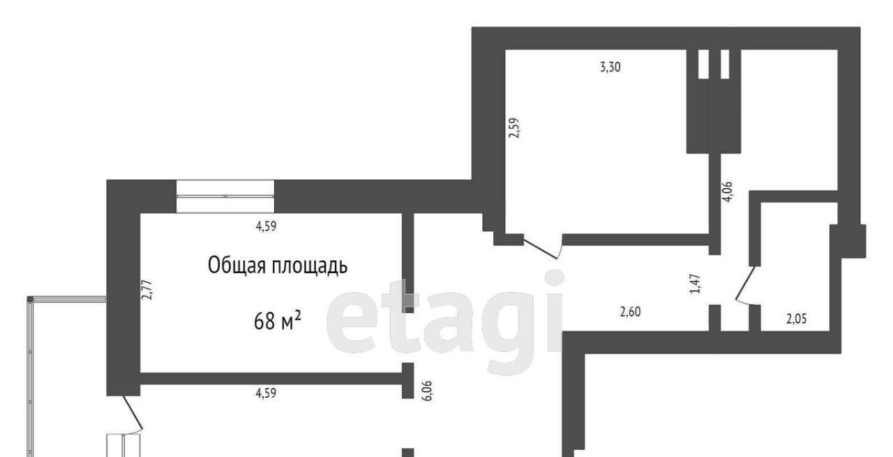 квартира г Улан-Удэ р-н Октябрьский ул Калашникова 11б/1 фото 13