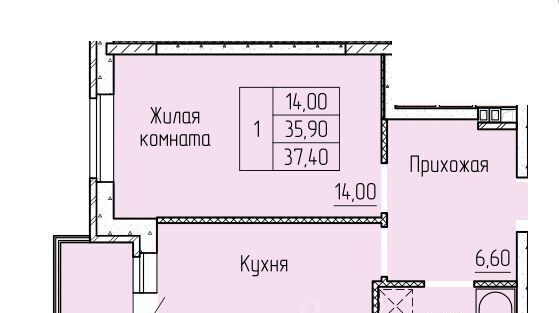 квартира г Батайск ул. Макаровского, 4к 2 фото 1