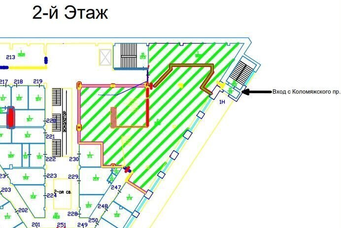 торговое помещение г Санкт-Петербург метро Пионерская пр-кт Коломяжский 15к/2 фото 12