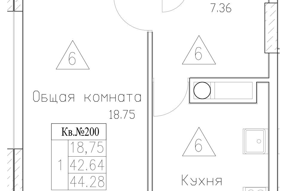 квартира г Якутск городской округ Якутск, Сооружение фото 1