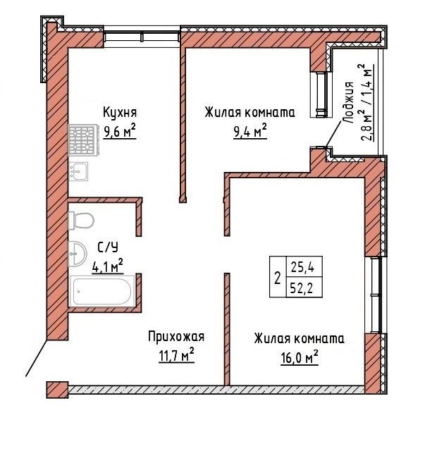 квартира г Самара р-н Куйбышевский ул Осетинская 21 Самара городской округ фото 1