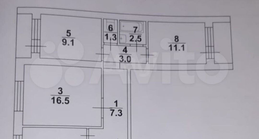 квартира г Саратов р-н Октябрьский ул Береговая 1/15 фото 15