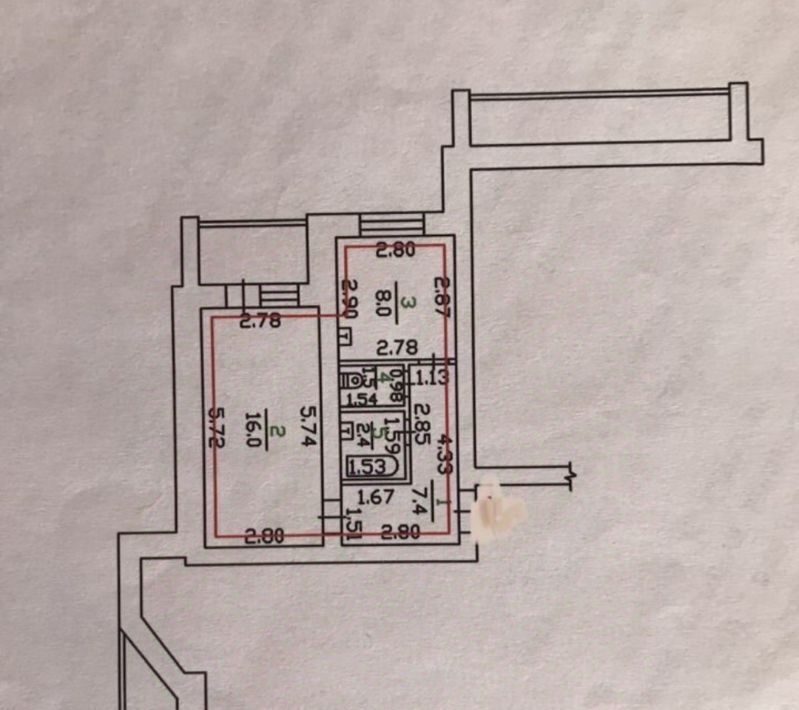 квартира г Орел р-н Заводской ул Авиационная 7к/2 фото 2