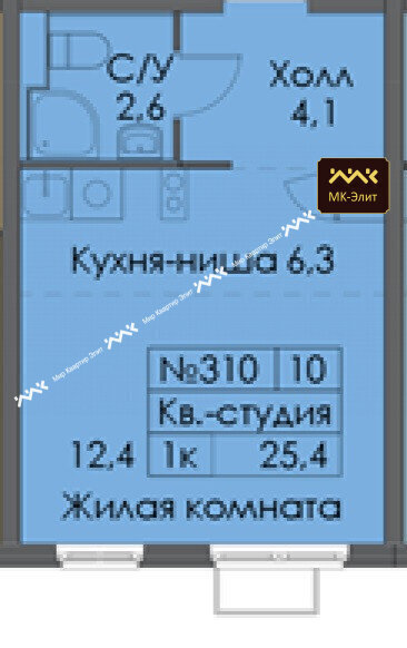 квартира р-н Всеволожский д Новое Девяткино ул Главная 10 Заречный парк Девяткино фото 21