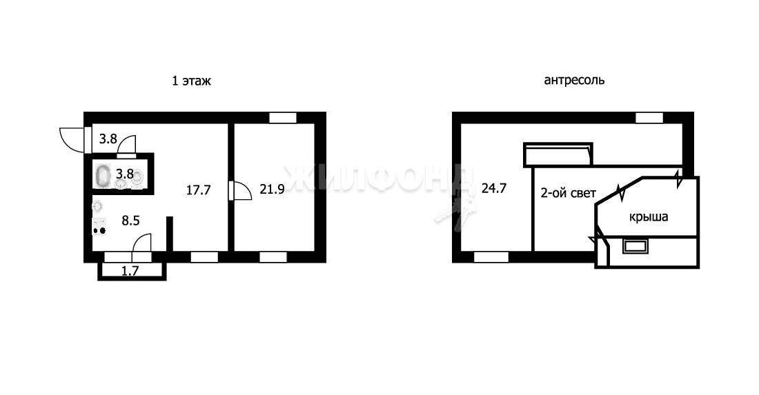 квартира г Новосибирск мкр Зеленый Бор р-н Октябрьский Речной вокзал, д. 3 фото 17