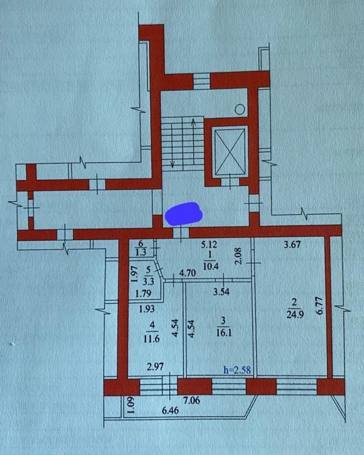 квартира г Благовещенск ул Кантемирова 23 2-й мкр-н фото 17