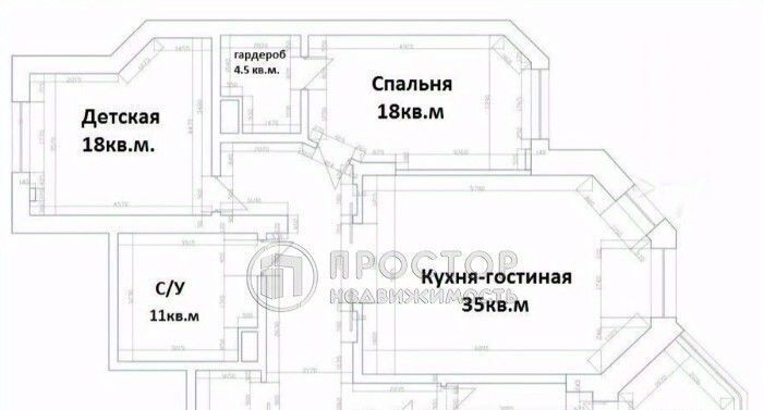 квартира г Москва метро Проспект Вернадского ул Удальцова 69 муниципальный округ Проспект Вернадского фото 2