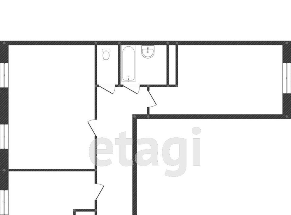 квартира г Ростов-на-Дону р-н Октябрьский ул Таганрогская 157/2 фото 2