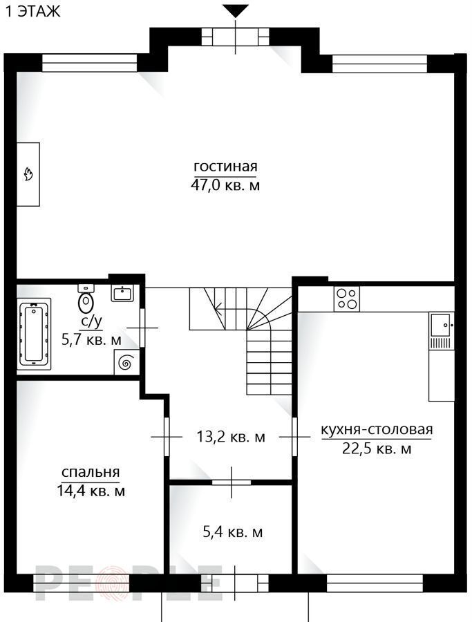 квартира г Москва Давыдково ул Нежинская 5с/1 фото 4