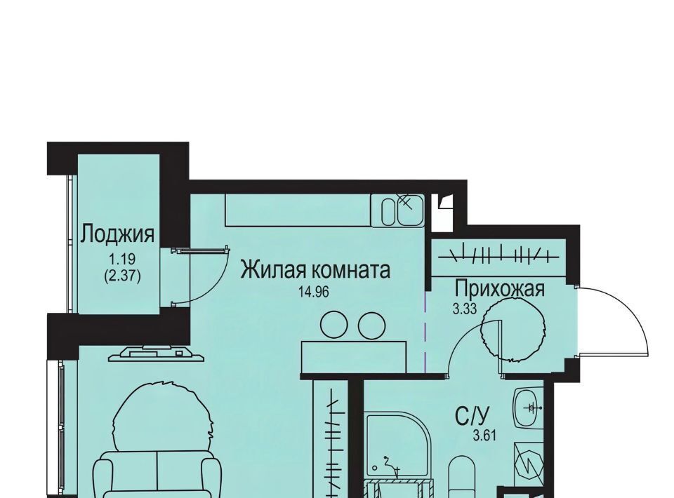 квартира р-н Всеволожский д Новосергиевка Заневское городское поселение, Улица Дыбенко фото 1