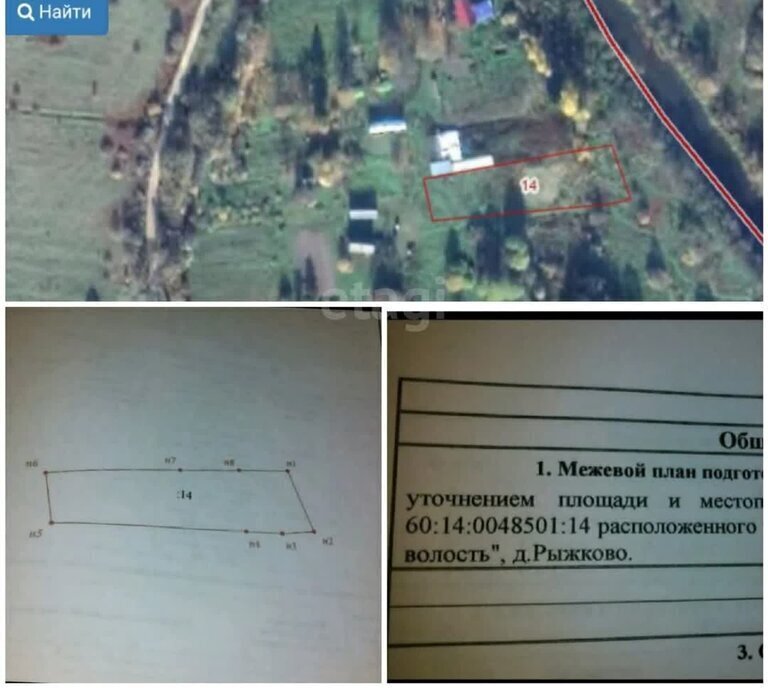 земля р-н Палкинский д Рыжково Новоуситовская волость фото 15