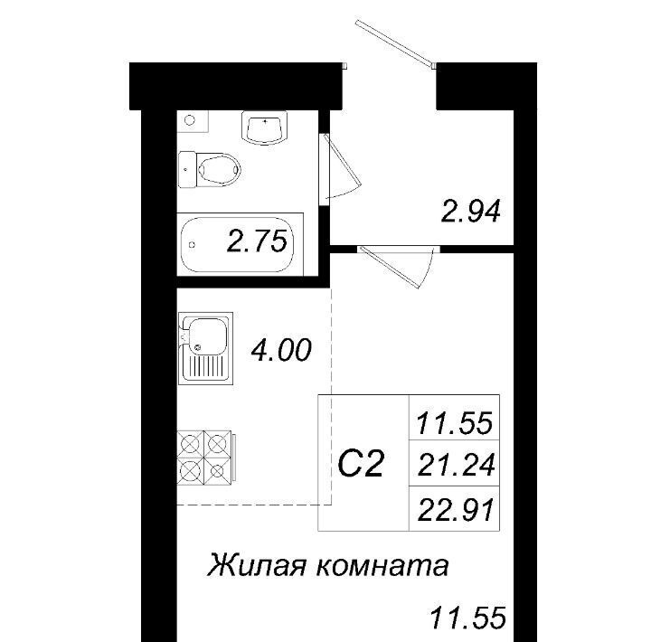 квартира р-н Зеленодольский с Осиново ул Марата Ахметшина 2 Осиновское с/пос, Авиастроительная фото 1