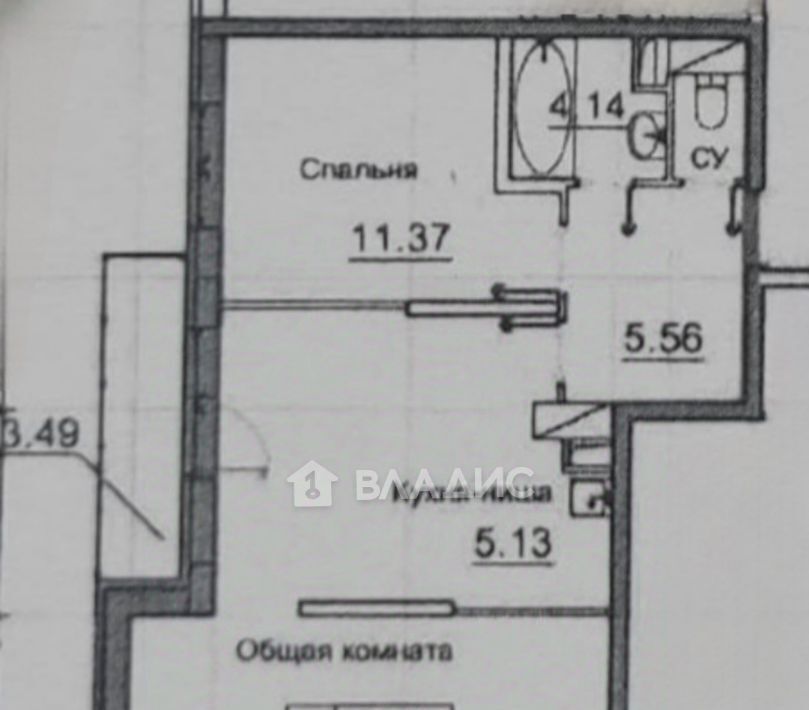 квартира г Волгоград р-н Кировский ул им. Гаря Хохолова 4 фото 20