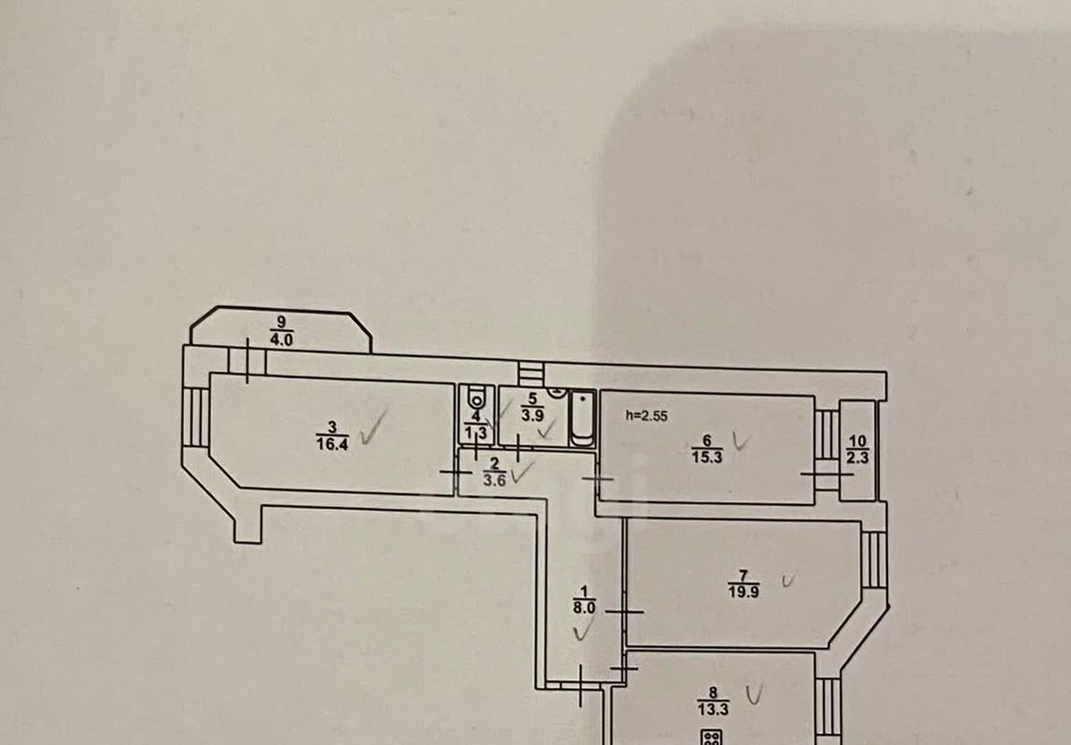 квартира г Саратов р-н Октябрьский ул Рабочая 62/68 фото 2