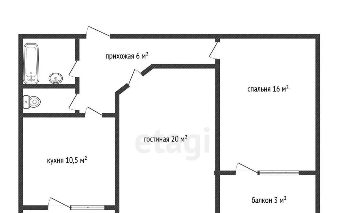 квартира г Краснодар р-н Карасунский ул Сормовская 208/1 ЖК «Форт Карасун» фото 22