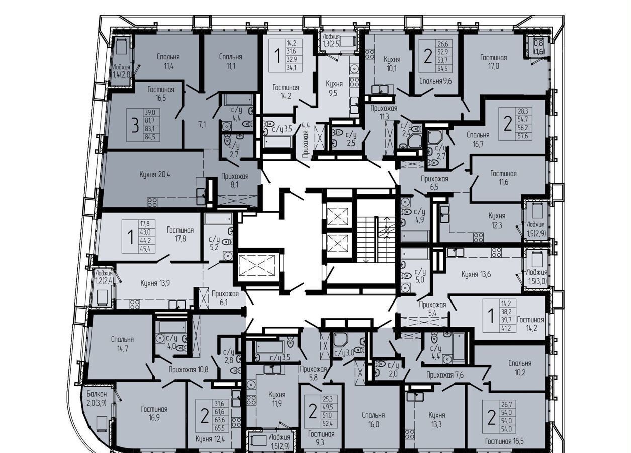 квартира г Уфа р-н Октябрьский ул Комсомольская 156 ЖК AURUM фото 4