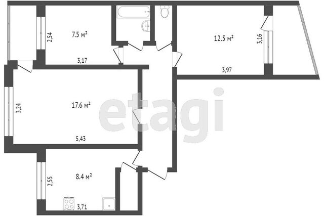 квартира р-н Центральный дом 61 Симферопольский район фото