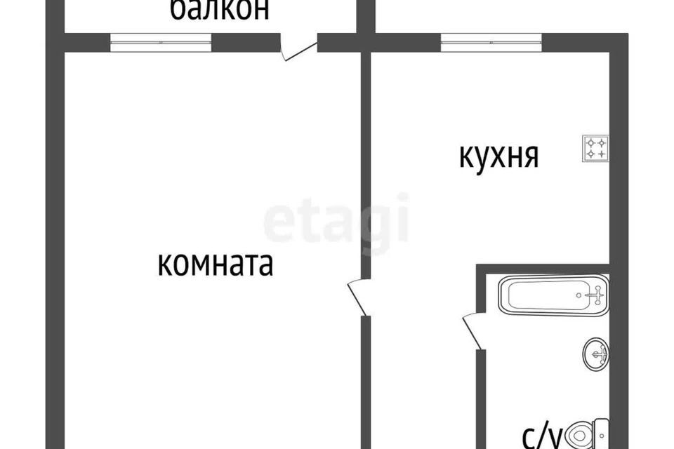 квартира г Курган ул Калинина 105 Курган городской округ фото 9