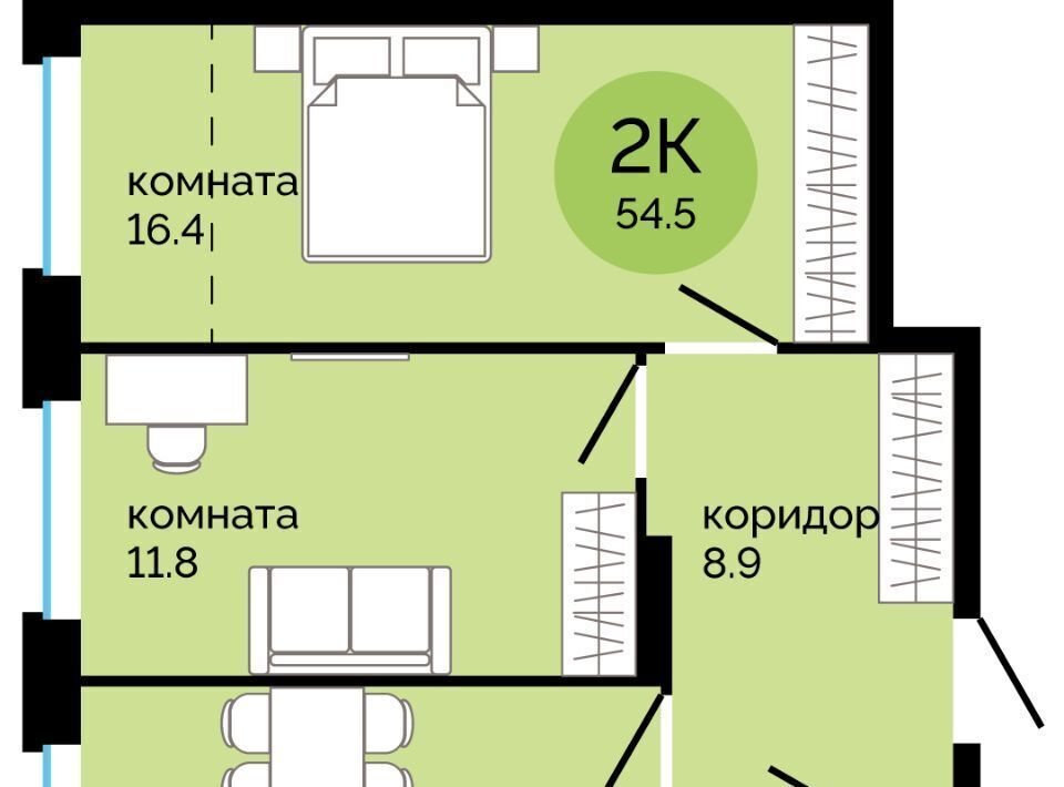 квартира г Пермь р-н Свердловский ул Яблочкова 5к/4 фото 1