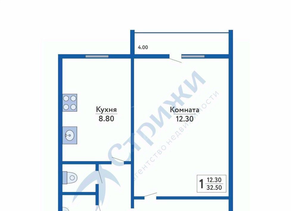 квартира г Челябинск р-н Калининский ул Болейко 3 фото 7